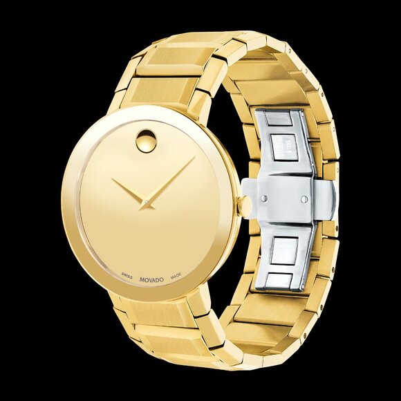 men's movado sapphire crystal watch